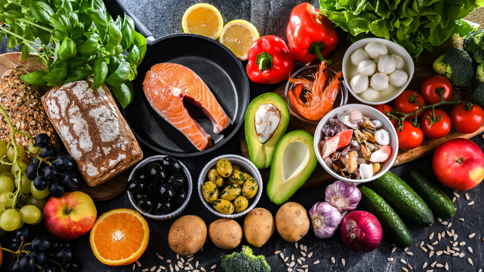 Mediterranean diet foods for fertility